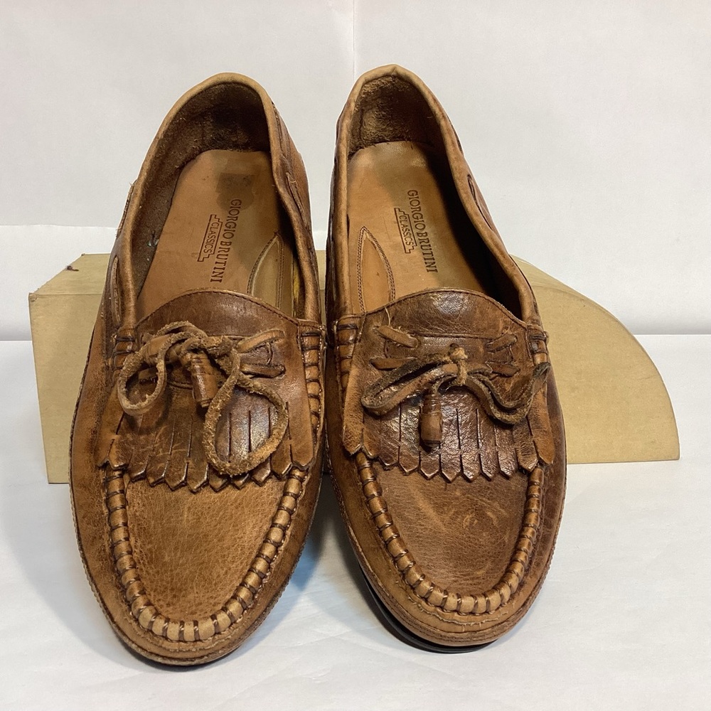 Giorgio Brutini Le Glove mens leather loafers size 9